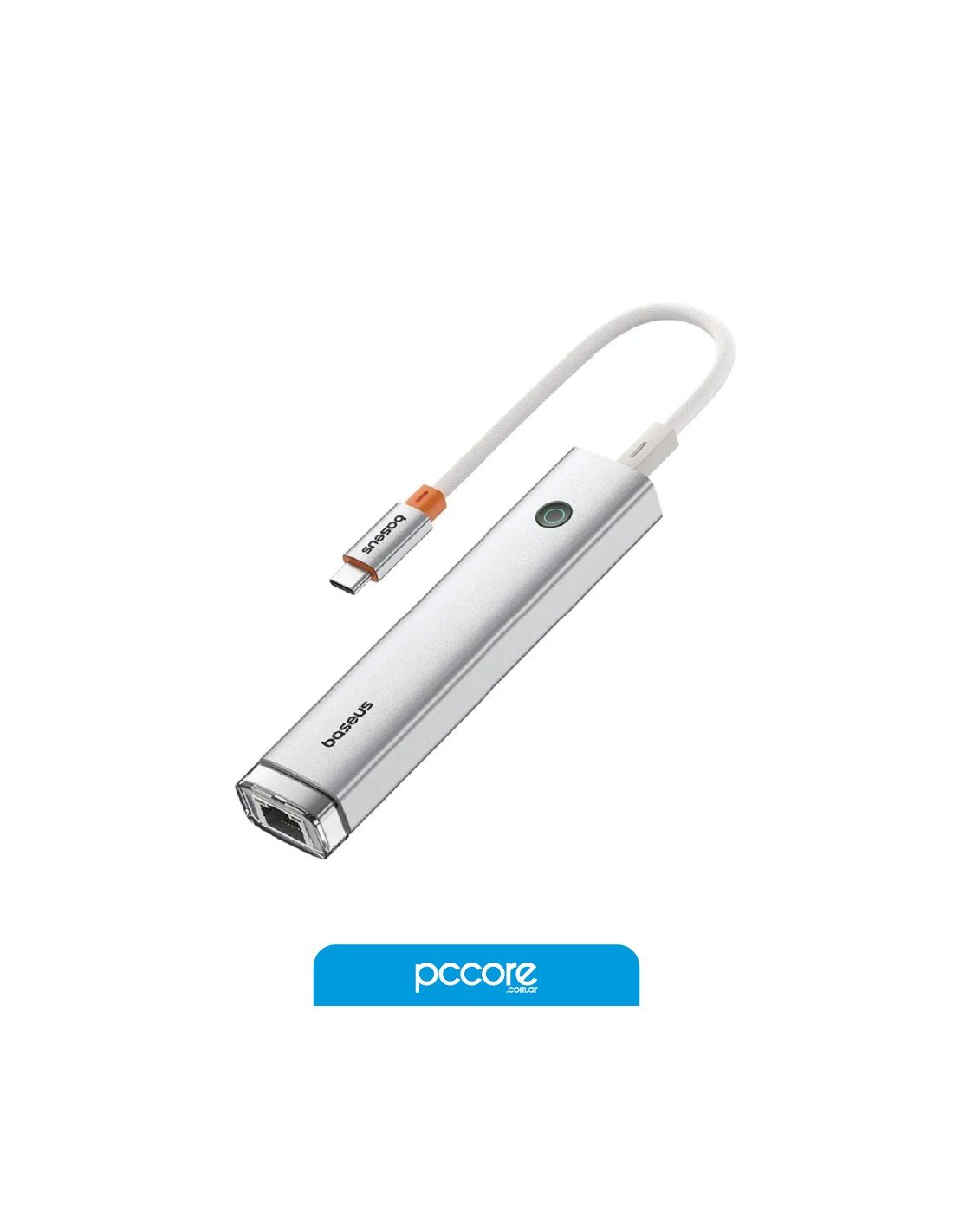Hub Usb Baseus 6 En 1 Pd Hdmi 4k Usb X2 Rj45 Ultrajoy Silver 1 1