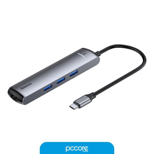 Hub Usb 6 In 1 Usb C A Usb C PD / Hdmi 4K / Rj45 / Usb 3.0 x3 Baseus