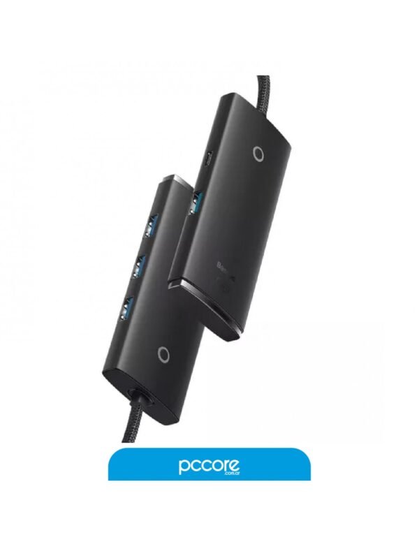 Hub Usb Usb C A Usb A 3.0 x3 25cm Baseus Lite Black