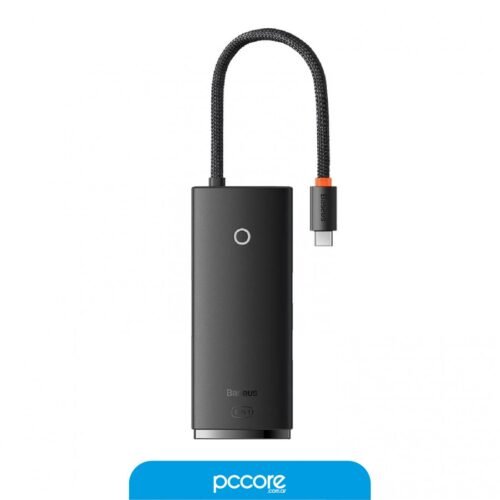 Hub Usb 6 In 1 Usb C A Usb A 3.0 x2 / Hdmi 4K / MicroSD Baseus Lite Black