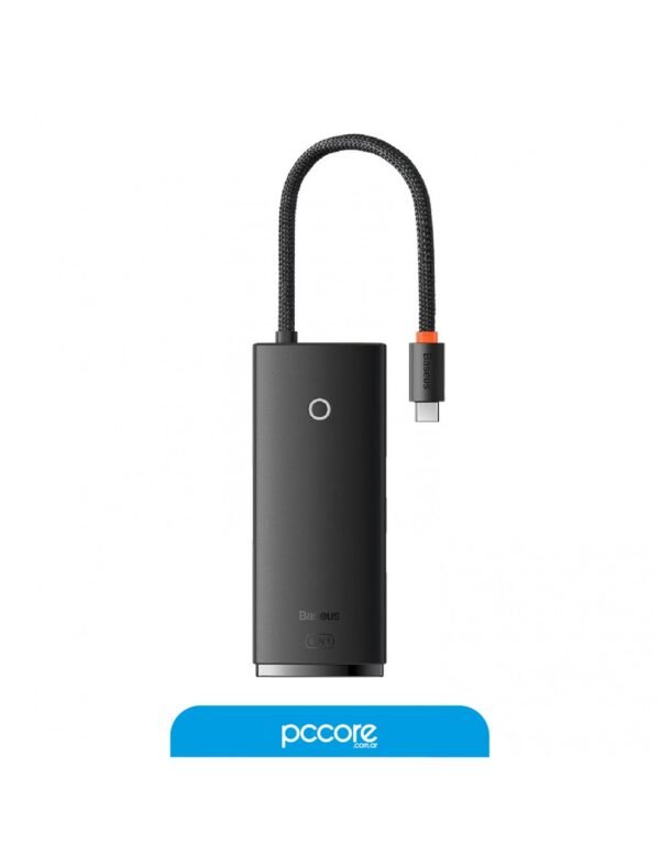 Hub Usb 6 In 1 Usb C A Usb A 3.0 x2 / Hdmi 4K / MicroSD Baseus Lite Black