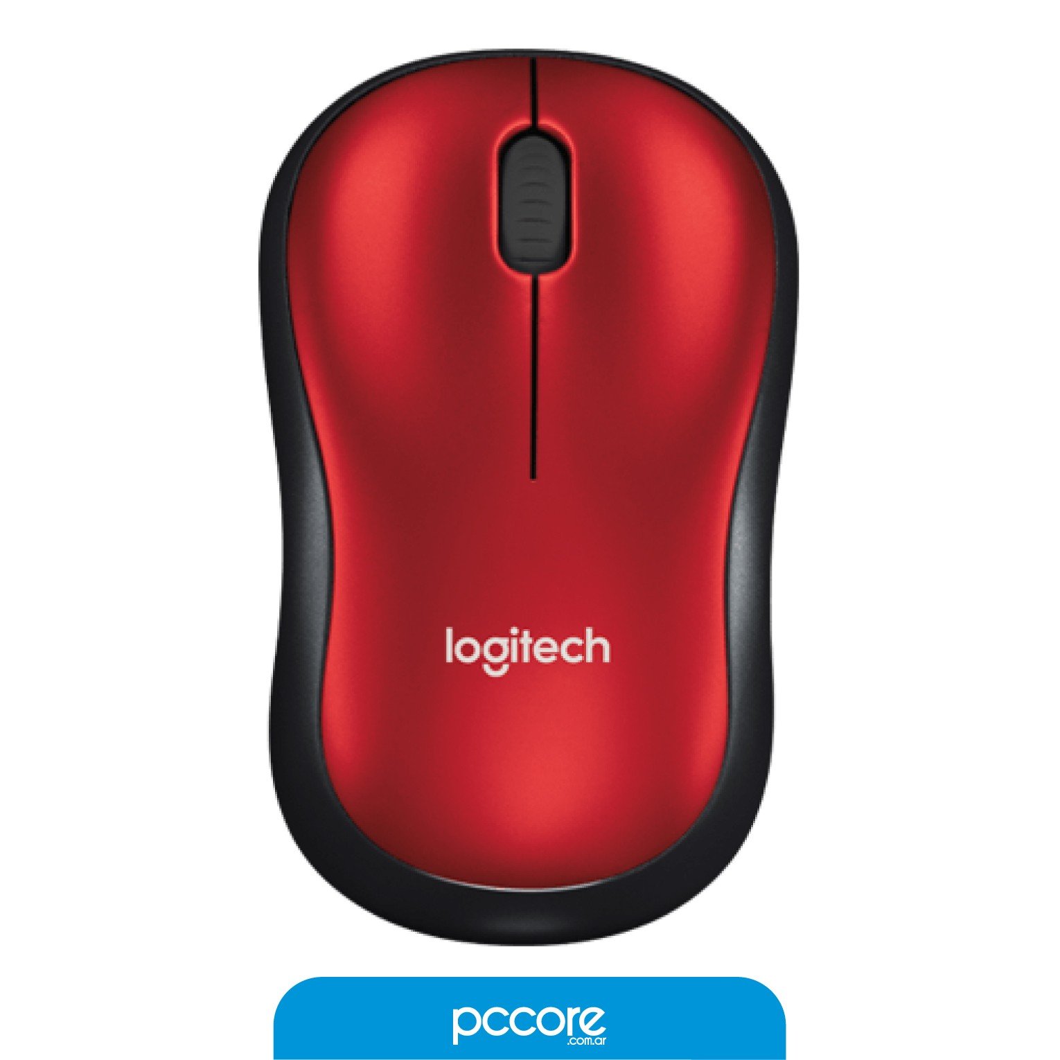 Mouse Inalambrico Logitech M185 Red 1