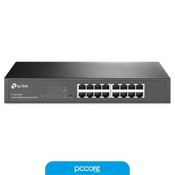 Switch 16p Tp-Link SG1016DE 10/100/1000 Gigabit Easy Smart