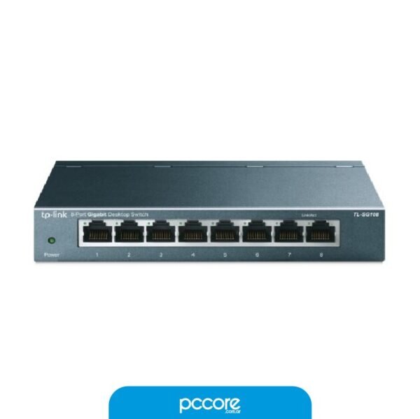 Switch 8P Tp-Link 10/100/1000 TL-SG108 Gigalan