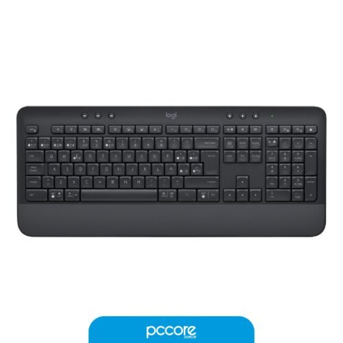 Teclado Inalambrico Logitech K650 Signature BT+USB Graphite