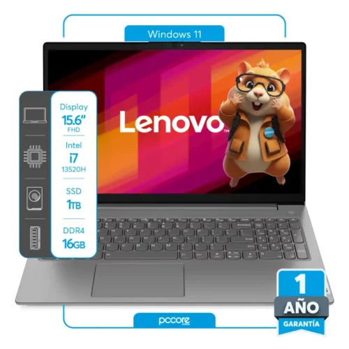 Notebook Lenovo V15 G4 Intel I7 13520H 16GB 1TB Nvme 15.6 FHD W11Pro Notebook Lenovo V15 G4 Intel I7 13520H 16GB 1TB Nvme 15.6 FHD W11Pro