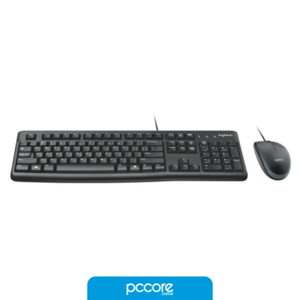 teclado y mouse logitech mk120 combo usb