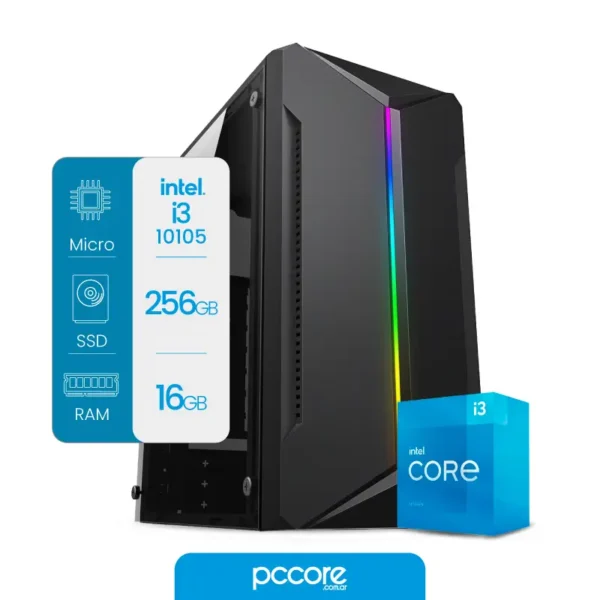 Pc Intel i3 10105 16GB 256SSD Wifi + BT