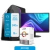 Pc AMD 3000G 8GB 240SSD Wifi + BT +  Monitor 19