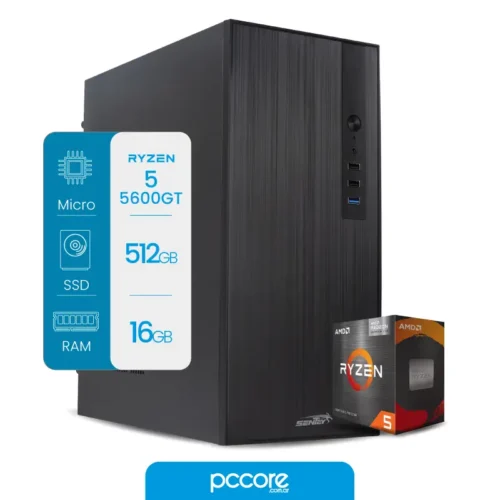 Pc AMD Ryzen 5 5600GT 16GB 512SSD Wifi + BT