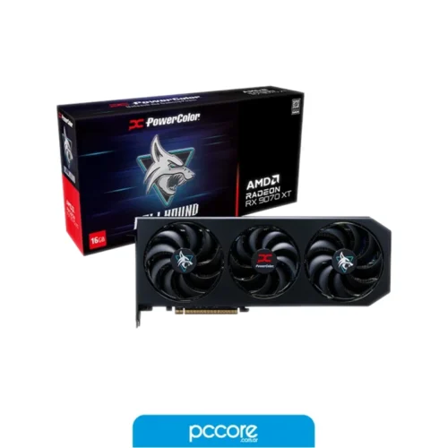 Placa de Video Powercolor Hellhound AMD Radeon RX 9070 XT 16GB GDDR6