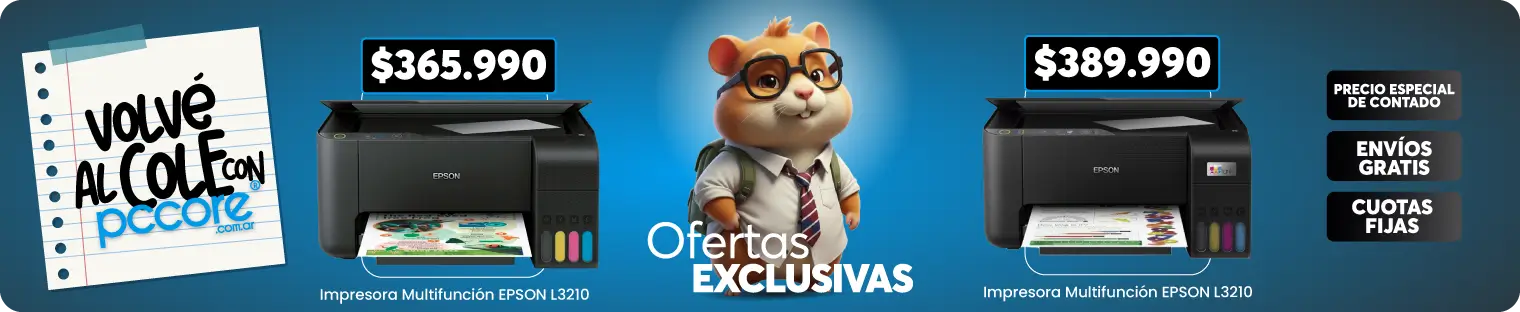 Promos Impresoras Vuelta al Cole