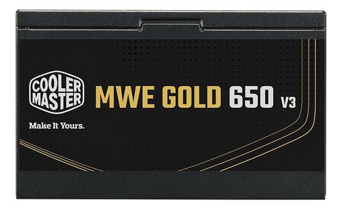 Fuente 650W Cooler Master V3 80 Plus Gold