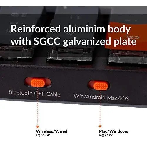 D_NQ_NP_686898-MLU73615881986_122023-O.jpg Teclado Keychron K2 V3 75 Mecánico Inalámbrico Bluetooth Black Switch Brown