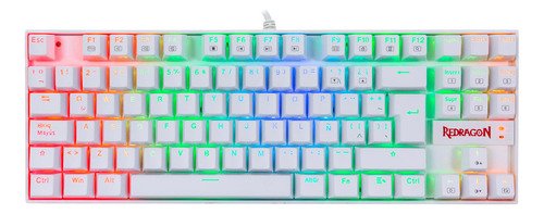 D_NQ_NP_805674-MLA81089698177_122024-O.jpg Teclado Redragon Kumara RGB K552 60 Usb Mecanico White Switch Red