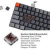 D_NQ_NP_884574-MLU73616174904_122023-O.jpg Teclado Keychron K2 V3 75 Mecánico Inalámbrico Bluetooth Black Switch Brown