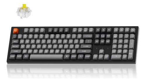 Teclado Keychron K2 Max 75 Mecánico Inalámbrico Bluetooth Black Switch Red