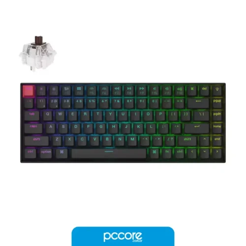 Teclado Keychron K2 V3 75 Mecánico Inalámbrico Bluetooth Black Switch Brown
