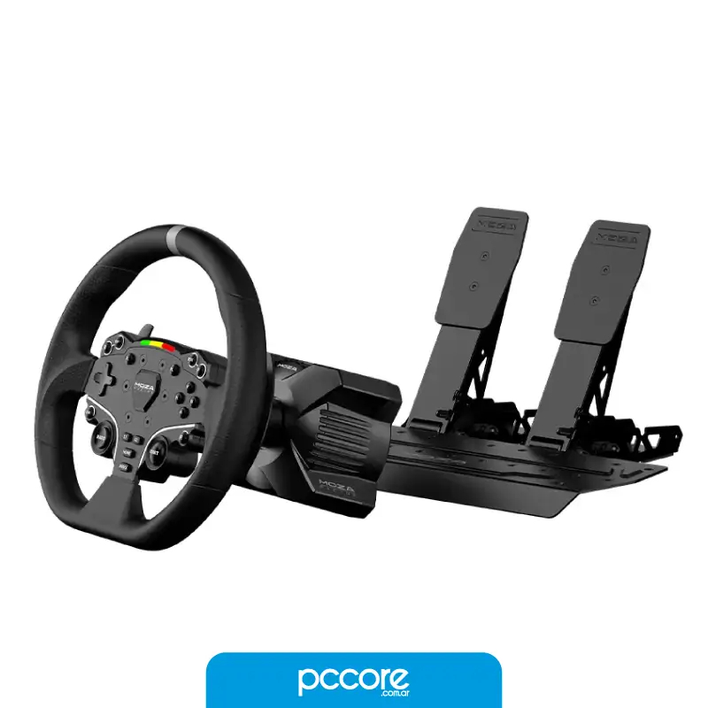 Volante MOZA R3 Bundle RS074 Base Direct Drive + Volante + Pedales Acero
