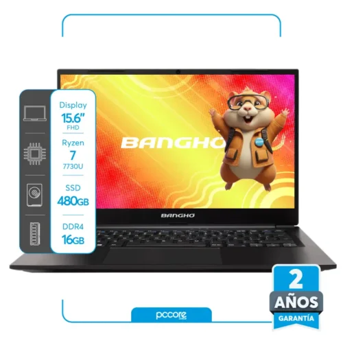 Notebook Bangho Max L5 Ryzen 7 7730U 16GB 480SSD 15.6 FreeDos 2 Años Gtia Notebook Bangho Max L5 Ryzen 7 7730U 16GB 480SSD 15.6 FreeDos 2 Años Gtia