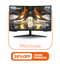 20% descuento monitores