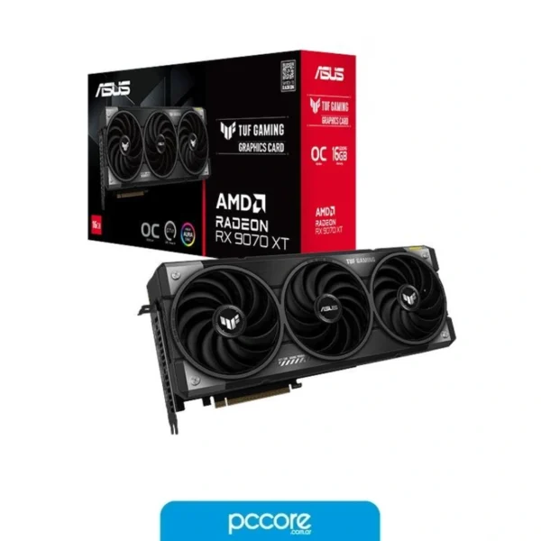 placa de video asus amd radeon tuf rx9070xt o16g g Asus amd radeon tuf rx9070xt o16g g