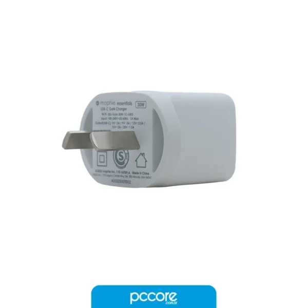 cargador mophie apple certified usb tipo c 30w white Cargador Mophie