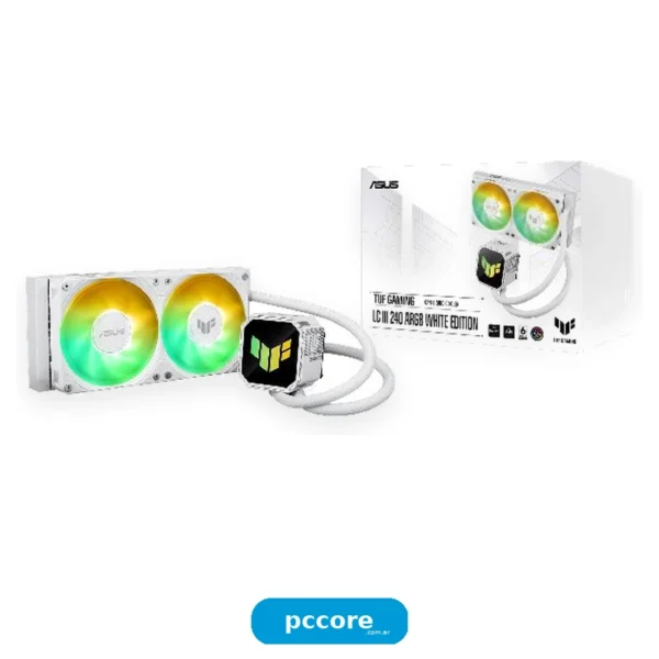 water cooler asus tuf gaming lc iii 240 argb wht