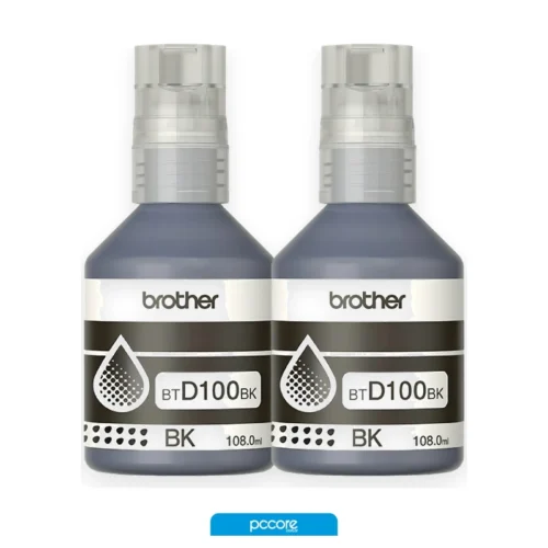 Botella de tinta Brother BTD100 Negra Pack de 2 Botella de tinta Brother BTD100 Negra Pack de 2