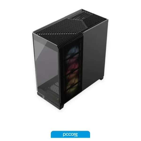 gabinete corsair frame 4500x rs r argb mid tower de cristal panorámico negro gabinete corsair frame 4500x rs r argb mid tower de cristal panorámico negro