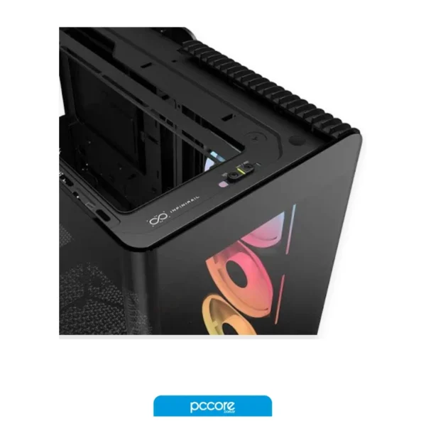 gabinete corsair frame 4500x rs r argb mid tower de cristal panorámico negro gabinete corsair frame 4500x rs r argb mid tower de cristal panorámico negro