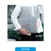 funda notebook 15.6 netmak nm fn16 s bolsillo frontal gris funda notebook