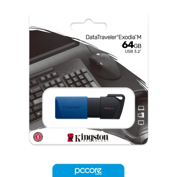pendrive 64gb kingston dtxm 3.2 blue Kingston pendrive