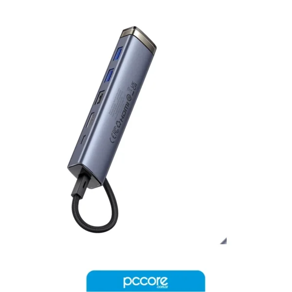 hub usb 6 in 1 usb c a usb c pd / hdmi 4k / usb c 3.0 / usb a 3.0 x3 baseus ultrajoy hub usb 6 in 1 usb c a usb c pd / hdmi 4k / usb c 3.0 / usb a 3.0 x3 baseus ultrajoy