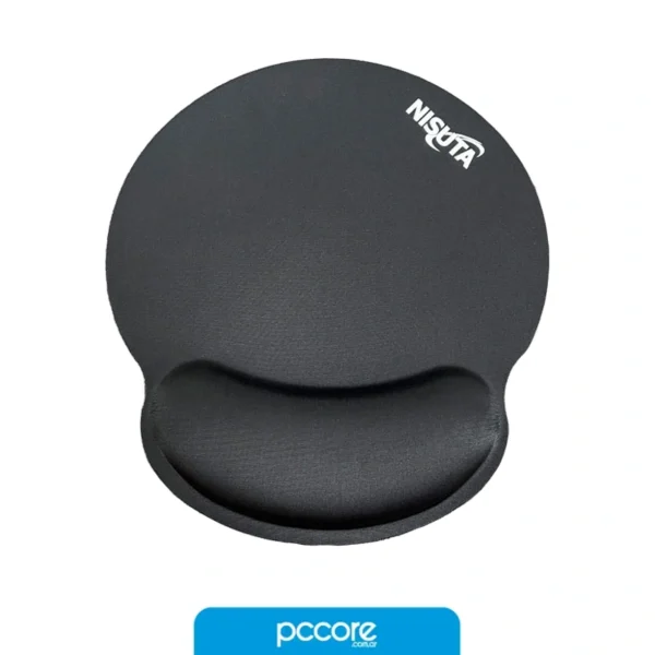 mousepad nisuta apoya muñeca 230x211mm negro nspad25m