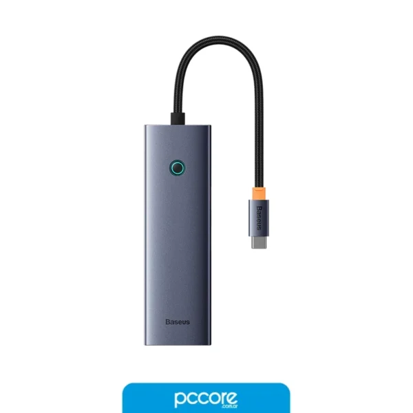 hub usb 7 in 1 usb c a usb c pd / hdmi 4k / rj45 / usb 3.0 x2 / sd / microsd baseus ultrajoy