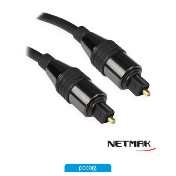 cable netmak optico dig toslink m m 1.5m nm c101