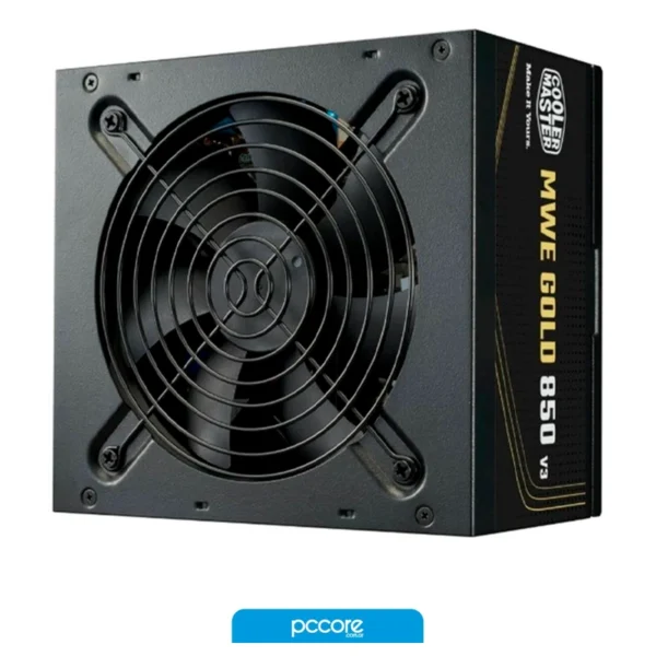 fuente 850w cooler master mwe v3 80 plus gold atx3.1nm Fuente 850W Cooler Master