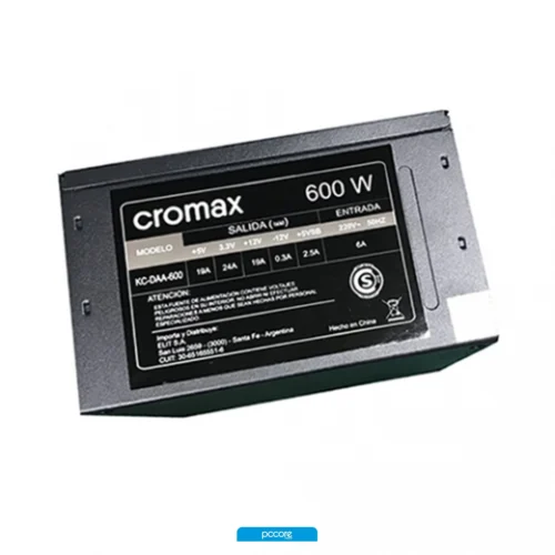 Fuente 600W CROMAX KC-DAA-600
