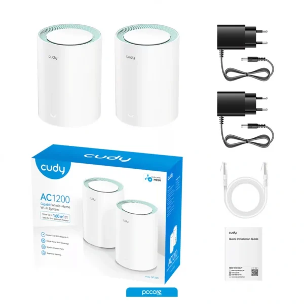 repetidor wifi cudy m1300 pack 2 ac1200 mesh repetidor wifi cudy m1300 pack 2 ac1200 mesh