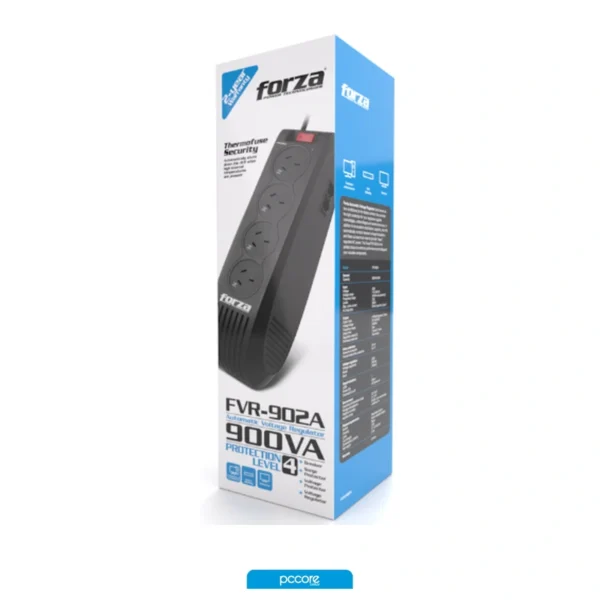 estabilizador forza fvr 902a 900va/450w