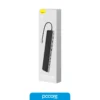 hub usb 12 in 1 docking usb c a hdmi 4k x2 / dp 4k / rj45 / sd / microsd / usb 3.0 x3 / usb c pd / jack 3.5 baseus elitejoy