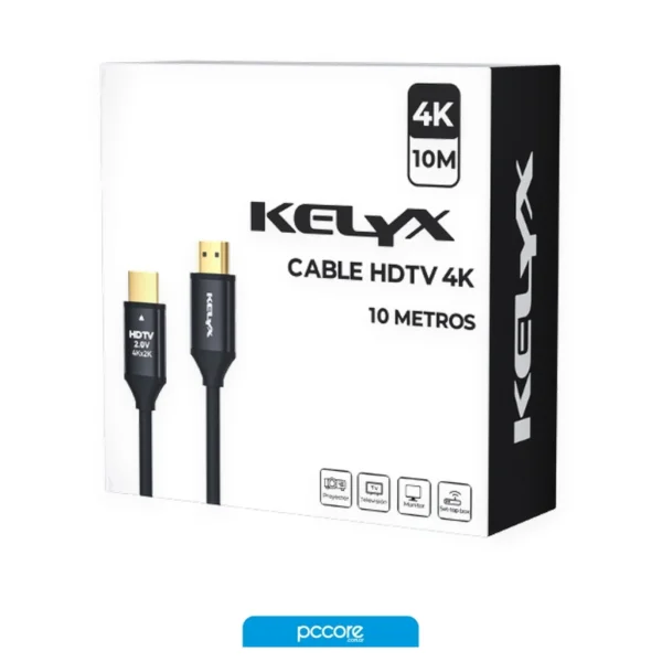 cable hdmi kelyx m m 10m 2.0v 4k cable hdmi kelyx m m 10m 2.0v 4k