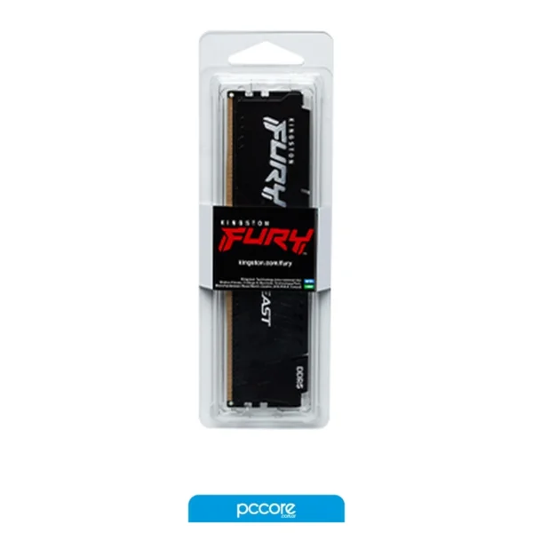memoria ram udimm kingston fury beast 8gb ddr5 60000mhz cl36 1.35v single negro memoria ram udimm kingston fury beast 8gb ddr5 60000mhz cl36 1.35v single negro