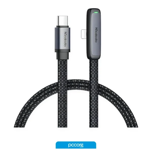 cable usb mcdodo degree tipo c a lightning plano 90 1.8m