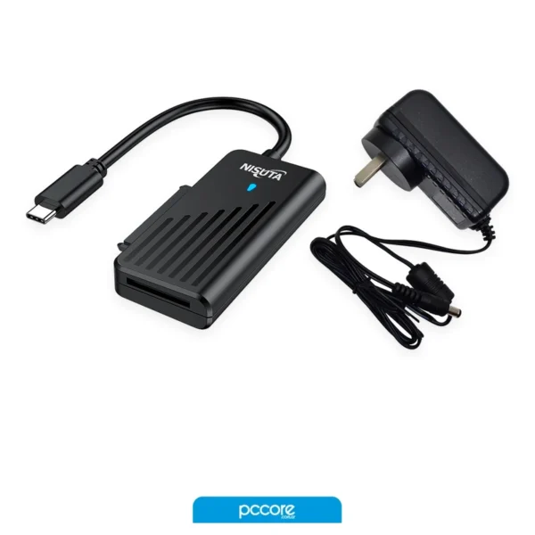 conversor nisuta usb 3.0 a sata y nvme m.2 p/ disco 3.5 ns adusis5