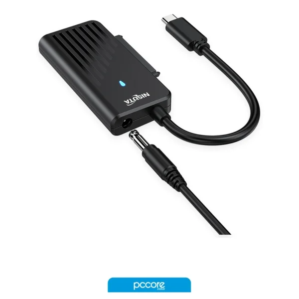 conversor nisuta usb 3.0 a sata y nvme m.2 p/ disco 3.5 ns adusis5