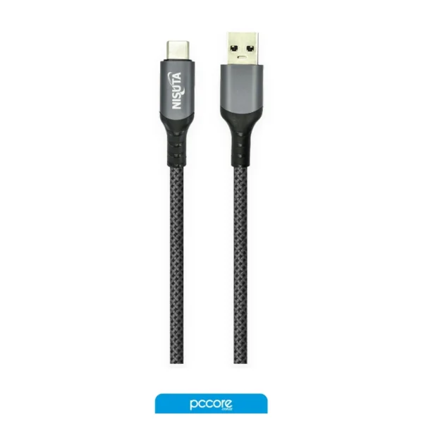 cable nisuta usb tipo a a tipo c 3.1 m m 1.8m ns cuscam2
