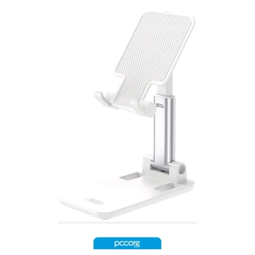 Soporte Base Para Celular XO Aluminio Plegable Blanco C143