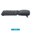 teclado c/cable logitech k860 negro